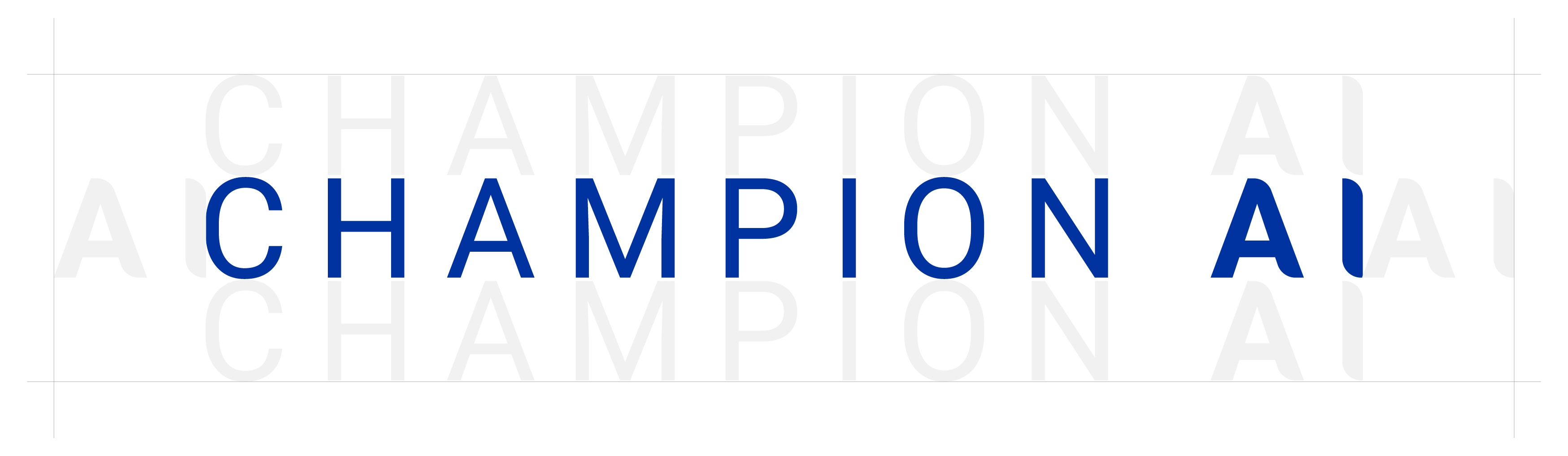 Clear space — wordmark only